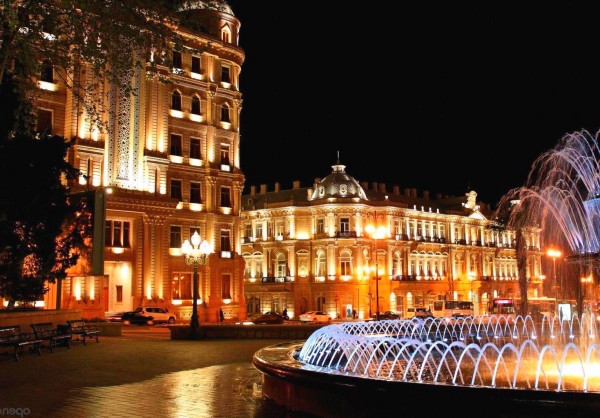 Визитная карточка Баку - фонтаны