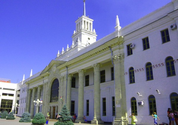 Вокзал Краснодара -начальная точка путешествия